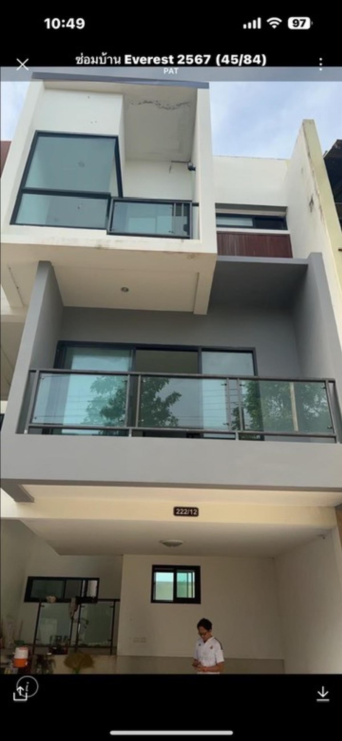 For RentTownhomeKhon Kaen : ❤️❤️For rent, 3-storey townhouse, Everest Project, Khon Kaen Maliwan, Khon Kaen Province, rental price only 12,000 baht, 4 bedrooms, 3 bathrooms, beautiful, ready to rent, newly renovated, interested, line tel 0859114585 ❤️❤️❤️