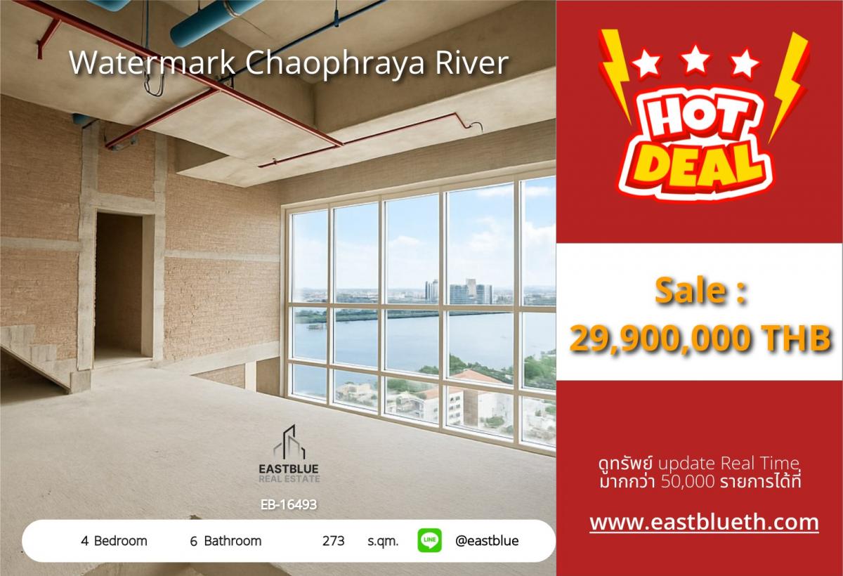 For SaleCondoWongwianyai, Charoennakor : 06/02/2026, Luxury condo with 4 bedrooms by the Chao Phraya River!Beautiful river view, BTS Taksin Bridge, near Icon Siam!