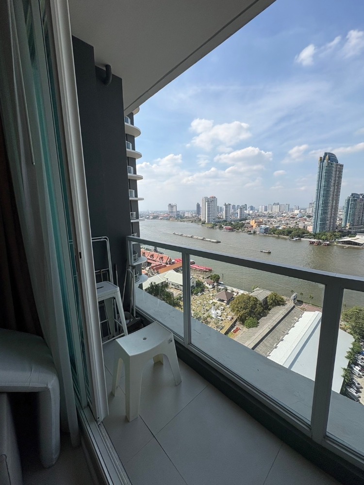 ขายคอนโดสาทร นราธิวาส : SC120024 Condo for sale, Maenam Residence, Chao Phraya River view Near BTS Saphan Taksin