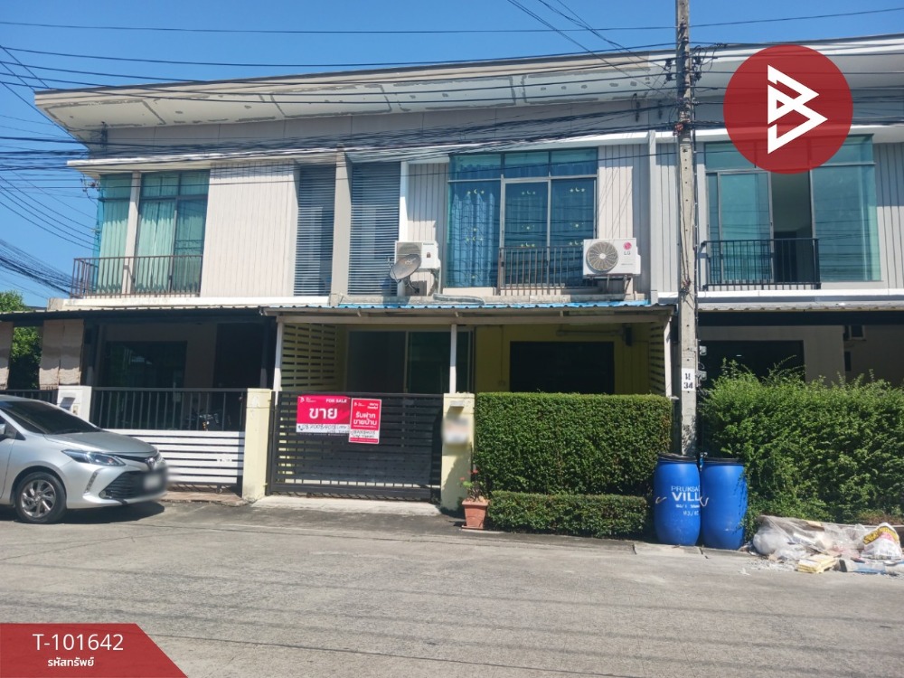 For SaleTownhomeChaengwatana, Muangthong : Townhouse for sale, Pruksa Ville Village 65/1, Sri Saman, Pak Kret, Nonthaburi