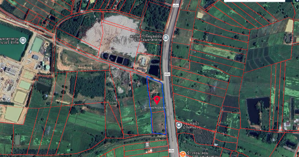 For SaleLandMaha Sarakham : Land for sale, Nong Phling Subdistrict, Mueang District, Maha Sarakham Province