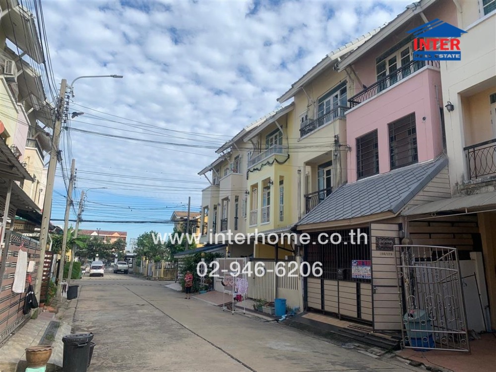 For SaleTownhomeNawamin, Ramindra : 3-storey townhouse, 20 sq m, All Sweet Village, near Ying Charoen Market, Soi Sai Mai 54/1, Phahon Yothin Road, Sai Mai Road, Sai Mai District, Bangkok