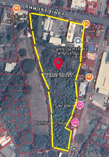 For SaleLandChiang Mai : Open for Auction - For Sale Land in Prime Business Location - Mueang, Chiang Mai