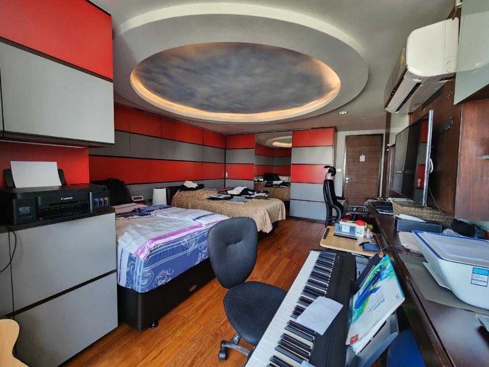 For SaleCondoSukhumvit, Asoke, Thonglor : Condo for sale in Ekkamai area!! Regent on the park 2, 3 bedrooms, fully furnished, high floor, unblocked view, near BTS Ekkamai