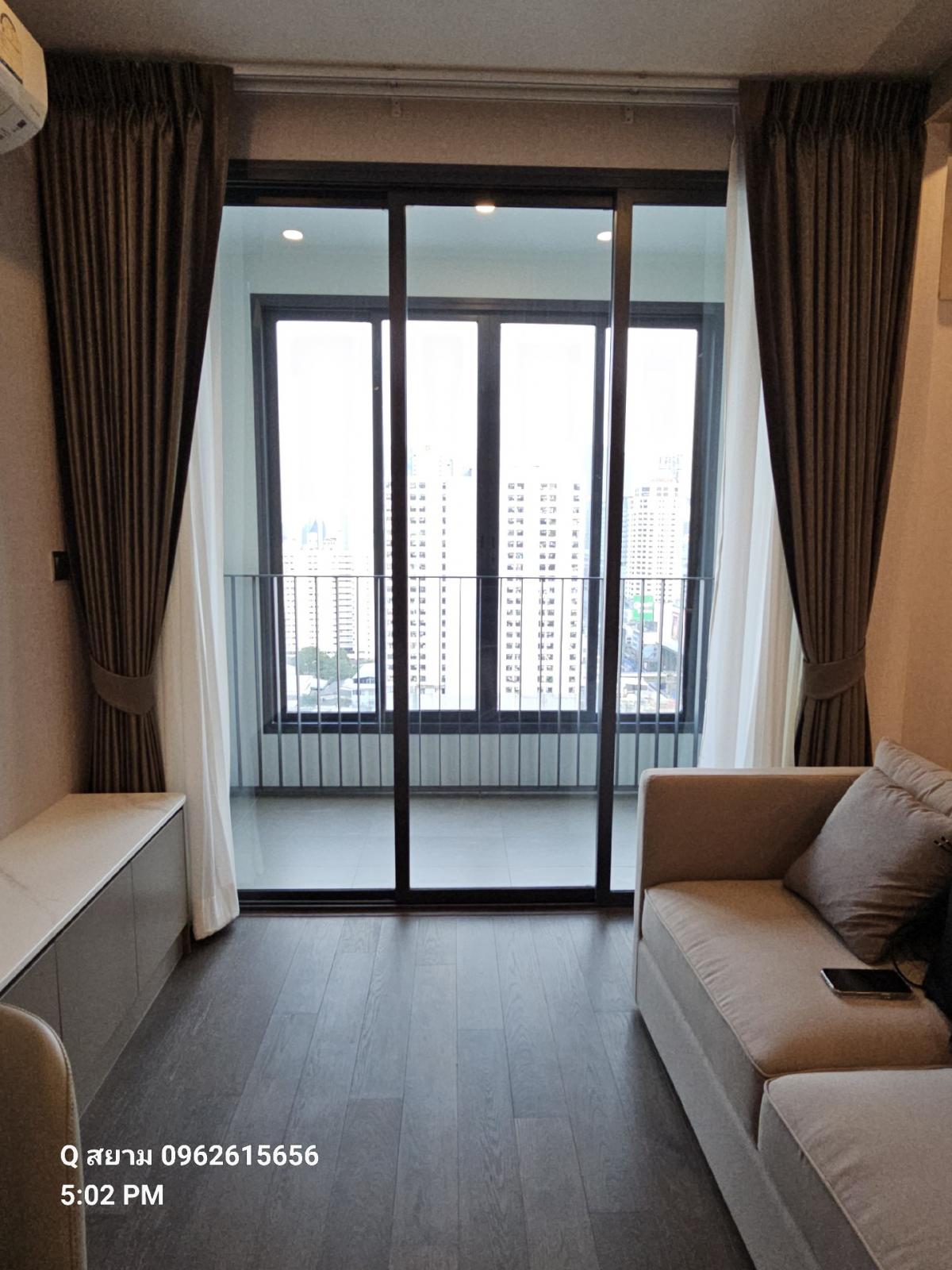 For RentCondoRatchathewi,Phayathai : Q Siam Ratchtewi for RENT 1bed 1 bath 35 Sq,m Rental price 21k call Nong 096-2615656 Ready to touring everyday