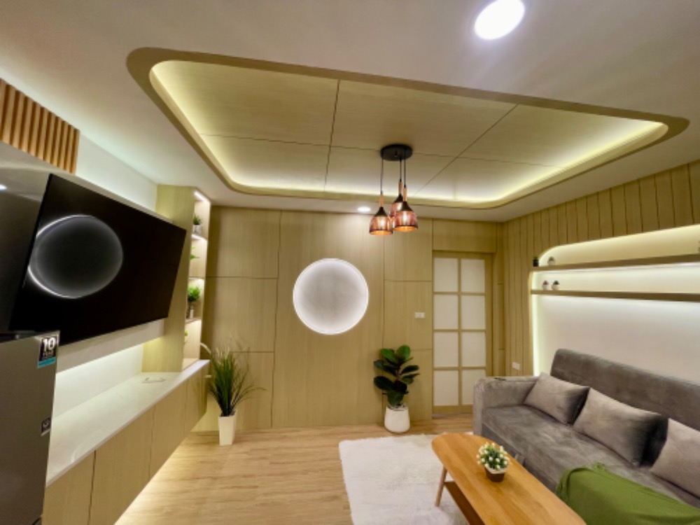 For SaleCondoRamkhamhaeng, Hua Mak : Condo Bodin Sweet Home, minimalist decoration, ready to move in