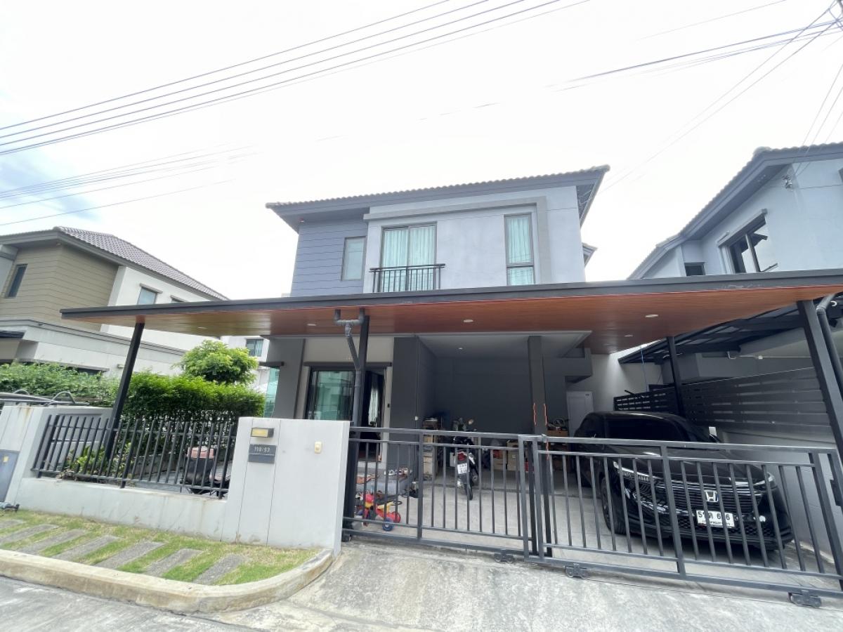For SalePathum Thani,Rangsit, Thammasat : Fully furnished semi-detached house!! V-Com Proud Tiwanon-Rangsit, large house