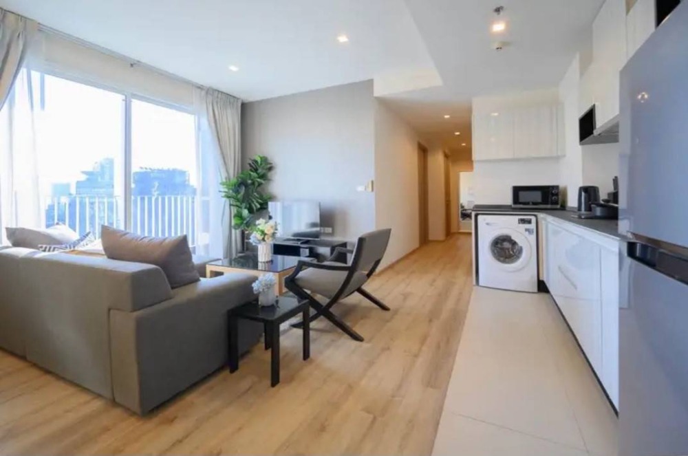 For RentCondoSukhumvit, Asoke, Thonglor : LTH11389-HQ by Sansiri FOR RENT Size 75 sqm. 2 beds 2 baths Near BTS Thong Lor Station ONLY 60K/Month