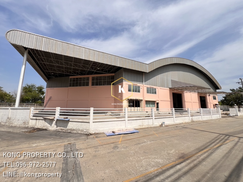 For RentWarehouseSamut Prakan,Samrong : Factory for rent, purple area, Phraeksa, Mueang District, Samut Prakan, 4600 sq m.