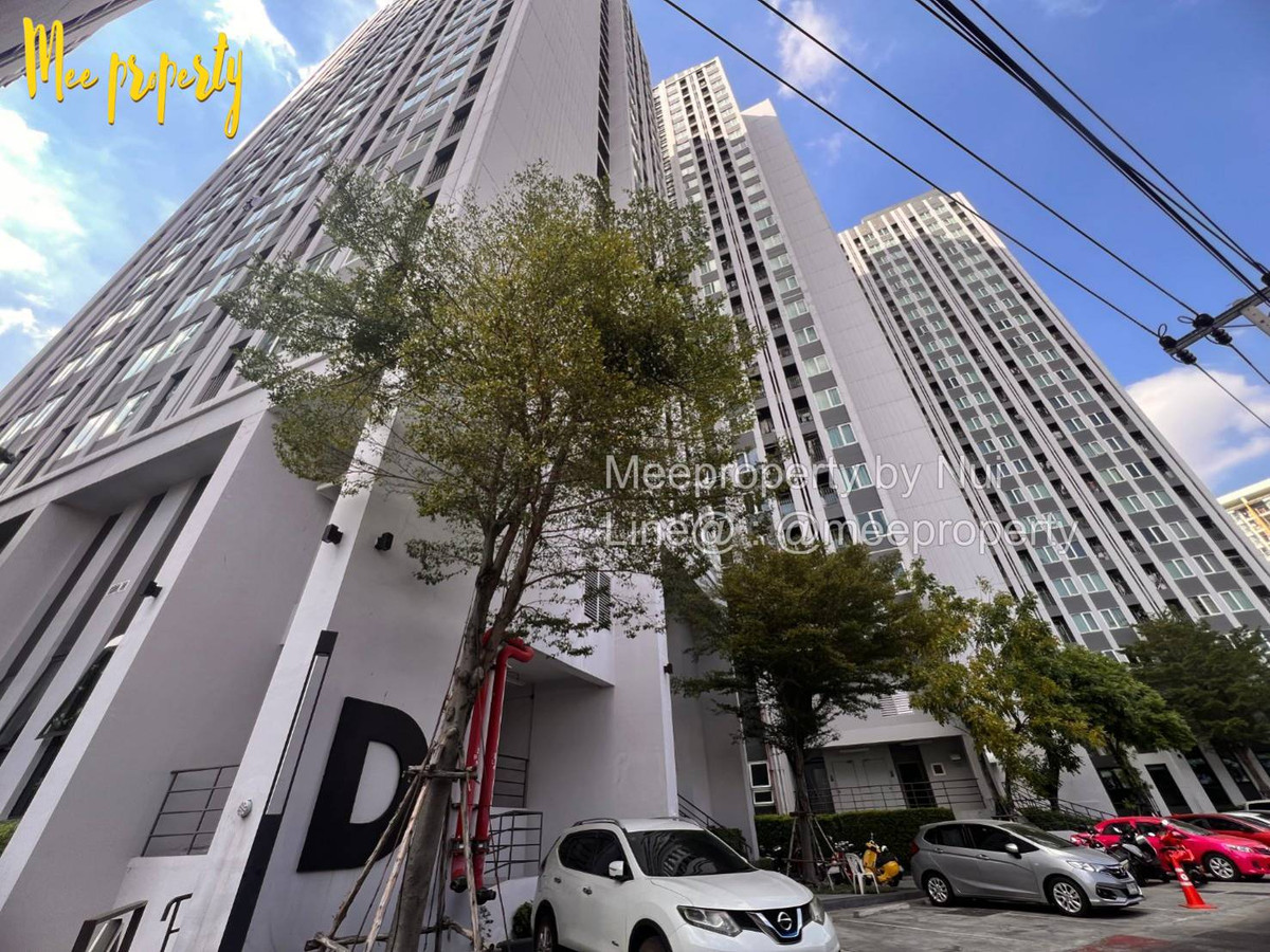 For RentCondoRatchadapisek, Huaikwang, Suttisan : Condo for rent, owner rents himself, Pracha Uthit Road, Chapter One Eco Ratchada-Huaykwang Project, 16th floor, Building D, usable area 23 square meters, ME-181