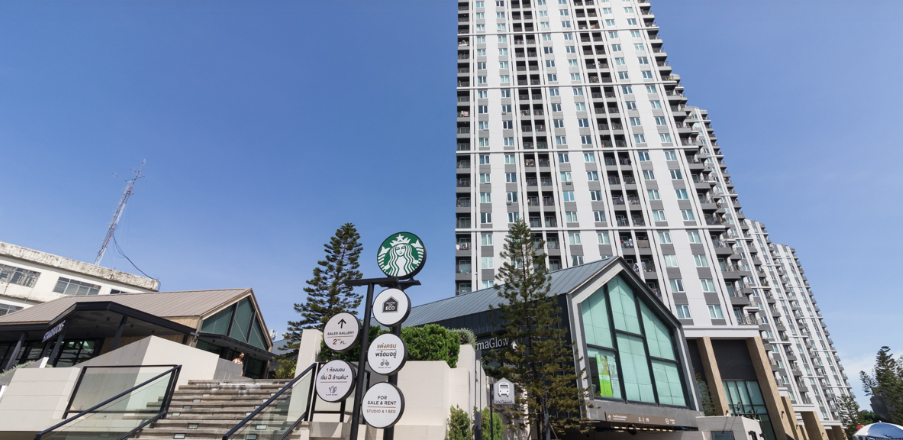 For RentCondoRatchadapisek, Huaikwang, Suttisan : Condo for rent, owner rents himself, Pracha Uthit Road, Chapter One Eco Ratchada-Huaykwang Project, 16th floor, Building D, usable area 23 square meters, ME-181