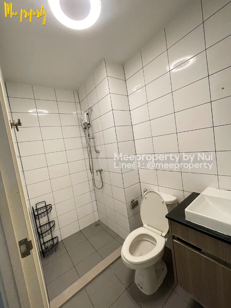 For RentCondoRatchadapisek, Huaikwang, Suttisan : Condo for rent, owner rents himself, Pracha Uthit Road, Chapter One Eco Ratchada-Huaykwang Project, 16th floor, Building D, usable area 23 square meters, ME-181