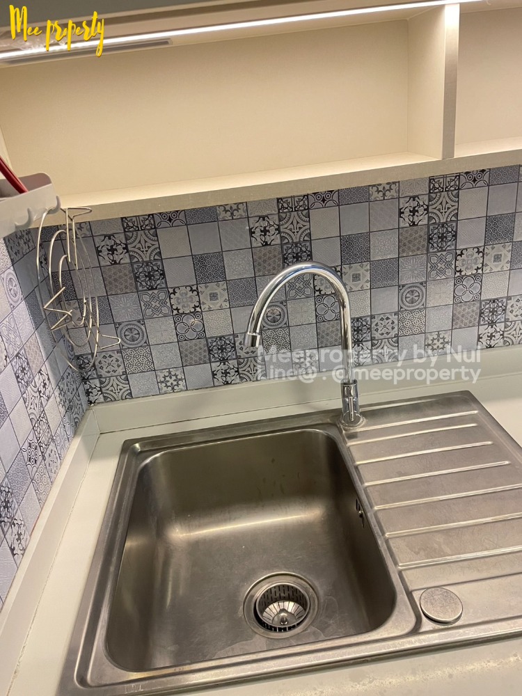 For RentCondoRatchadapisek, Huaikwang, Suttisan : Condo for rent, owner rents himself, Pracha Uthit Road, Chapter One Eco Ratchada-Huaykwang Project, 16th floor, Building D, usable area 23 square meters, ME-181