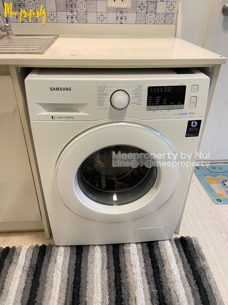 For RentCondoRatchadapisek, Huaikwang, Suttisan : Condo for rent, owner rents himself, Pracha Uthit Road, Chapter One Eco Ratchada-Huaykwang Project, 16th floor, Building D, usable area 23 square meters, ME-181