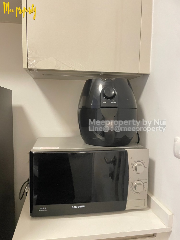 For RentCondoRatchadapisek, Huaikwang, Suttisan : Condo for rent, owner rents himself, Pracha Uthit Road, Chapter One Eco Ratchada-Huaykwang Project, 16th floor, Building D, usable area 23 square meters, ME-181