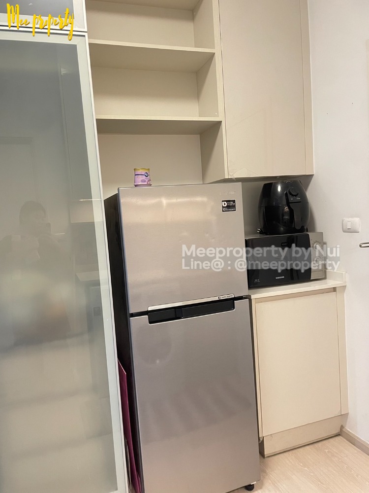 For RentCondoRatchadapisek, Huaikwang, Suttisan : Condo for rent, owner rents himself, Pracha Uthit Road, Chapter One Eco Ratchada-Huaykwang Project, 16th floor, Building D, usable area 23 square meters, ME-181