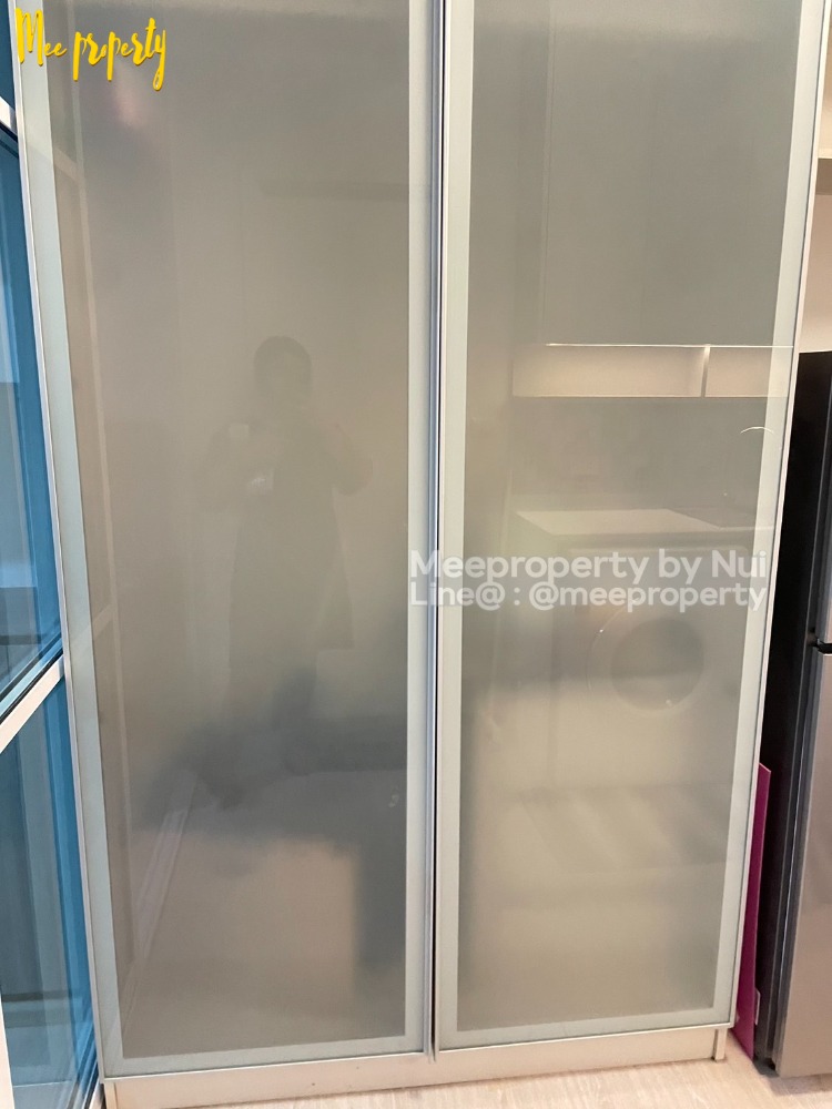 For RentCondoRatchadapisek, Huaikwang, Suttisan : Condo for rent, owner rents himself, Pracha Uthit Road, Chapter One Eco Ratchada-Huaykwang Project, 16th floor, Building D, usable area 23 square meters, ME-181