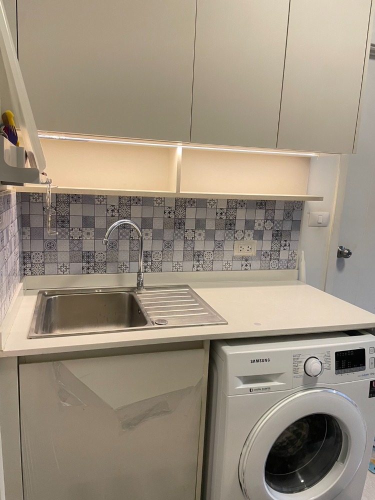 For RentCondoRatchadapisek, Huaikwang, Suttisan : Condo for rent, owner rents himself, Pracha Uthit Road, Chapter One Eco Ratchada-Huaykwang Project, 16th floor, Building D, usable area 23 square meters, ME-181