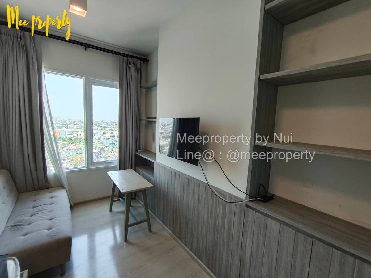 For RentCondoRatchadapisek, Huaikwang, Suttisan : Condo for rent, owner rents himself, Pracha Uthit Road, Chapter One Eco Ratchada-Huaykwang Project, 16th floor, Building D, usable area 23 square meters, ME-181