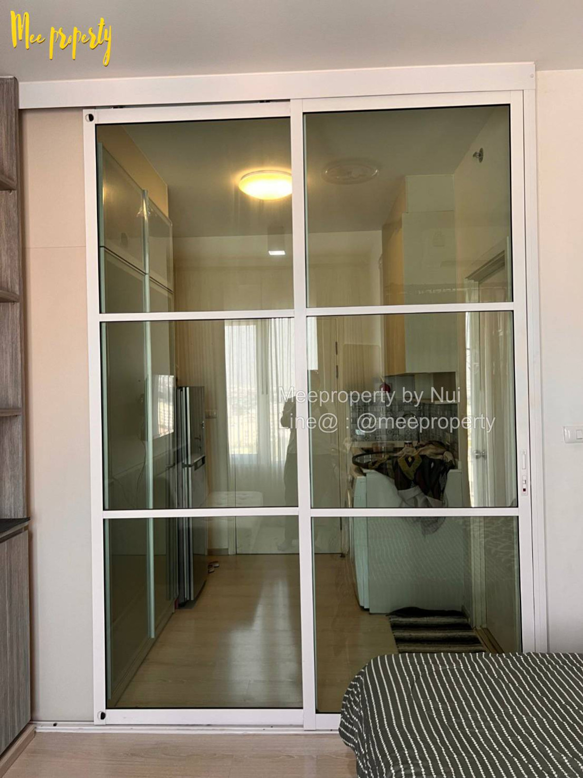 For RentCondoRatchadapisek, Huaikwang, Suttisan : Condo for rent, owner rents himself, Pracha Uthit Road, Chapter One Eco Ratchada-Huaykwang Project, 16th floor, Building D, usable area 23 square meters, ME-181