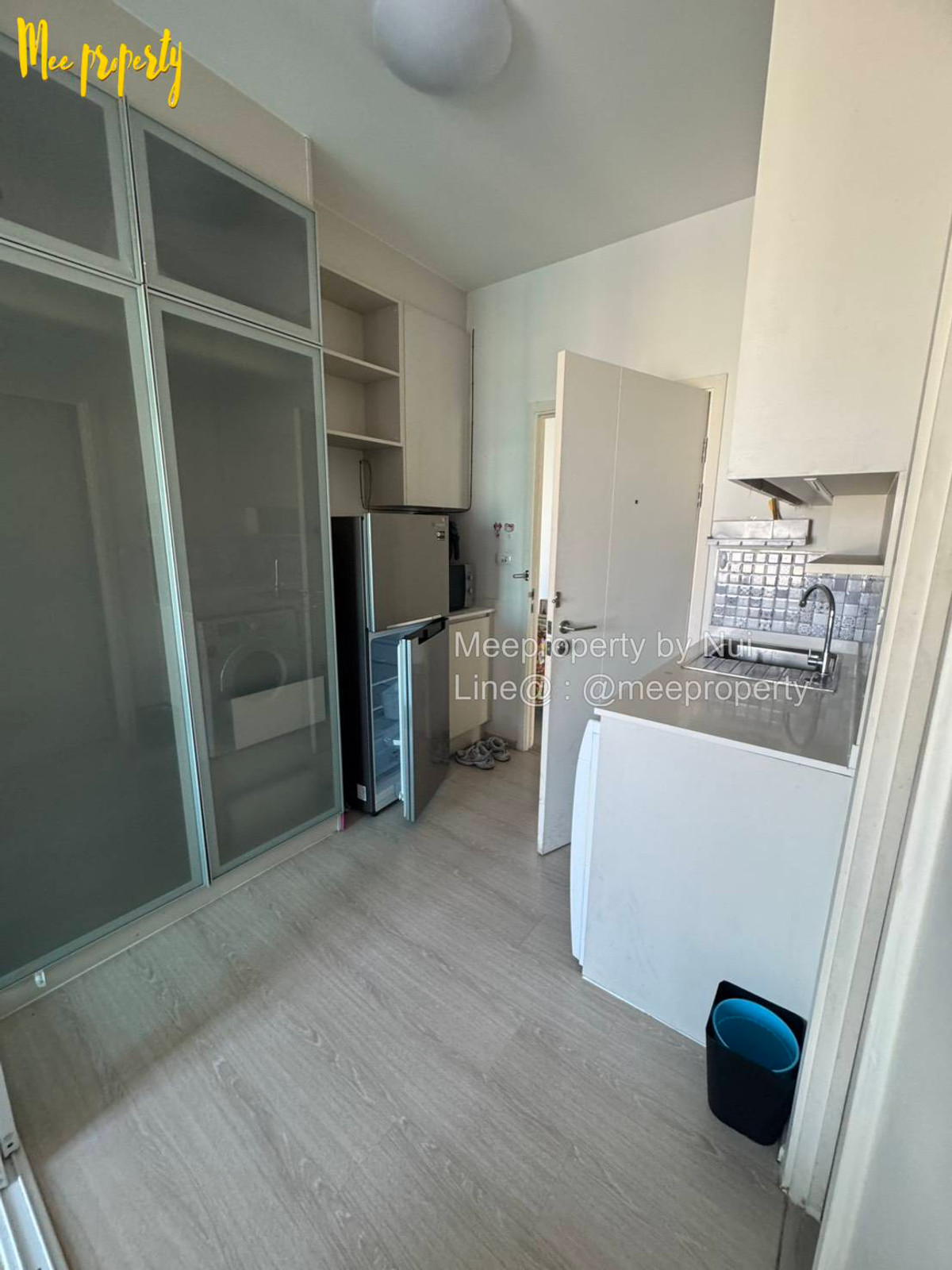 For RentCondoRatchadapisek, Huaikwang, Suttisan : Condo for rent, owner rents himself, Pracha Uthit Road, Chapter One Eco Ratchada-Huaykwang Project, 16th floor, Building D, usable area 23 square meters, ME-181