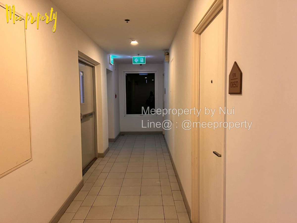 For RentCondoRatchadapisek, Huaikwang, Suttisan : Condo for rent, owner rents himself, Pracha Uthit Road, Chapter One Eco Ratchada-Huaykwang Project, 16th floor, Building D, usable area 23 square meters, ME-181