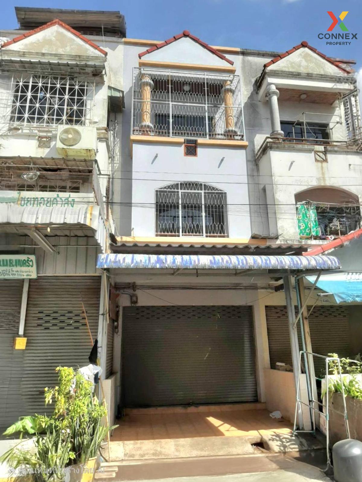 For SaleShop HousePathum Thani,Rangsit, Thammasat : commercial building in front of Chatchai fresh market, Nava Nakorn Industrial CX-112469