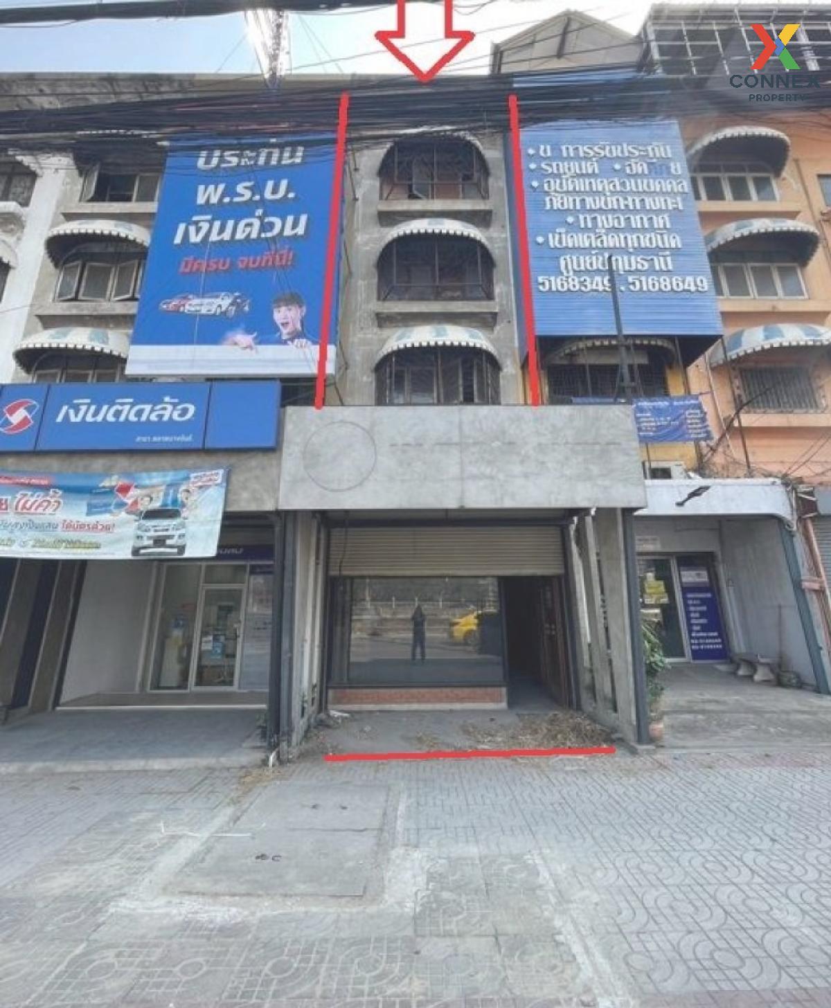 For SaleShop HousePathum Thani,Rangsit, Thammasat : For Sale commercial building,  to Phahon Yothin Road , Khlong Nueng , khlong Luang , Pathum Thani , CX-112438