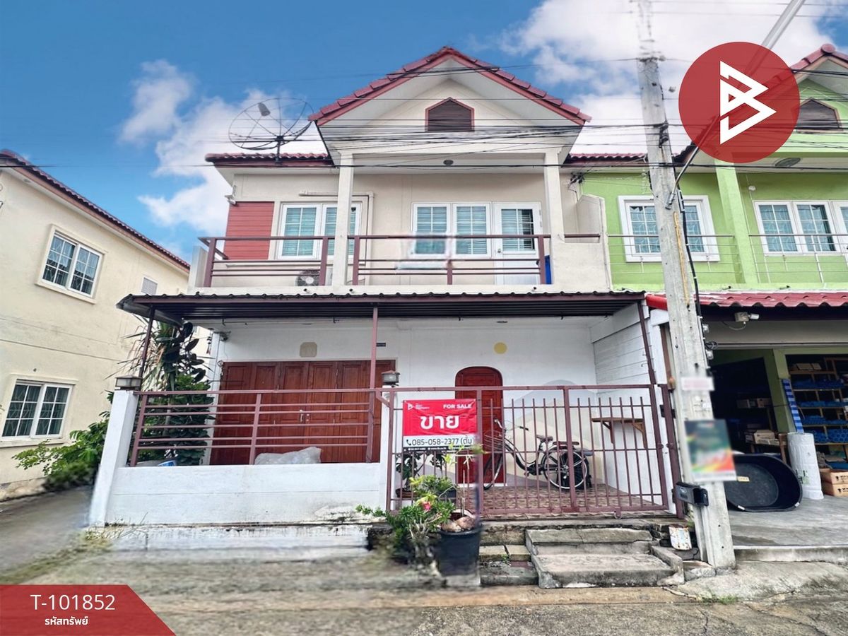 For SaleTownhomeSamut Prakan,Samrong : Urgent sale of townhouse, Fueang Fa Villa Village 15, Phase 2, Phraeksa, Samut Prakan