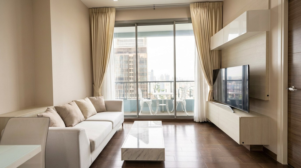 For RentCondoRama9, Petchburi, RCA : ✨ Large room, beautifully decorated, amazing price, ready to move in ✨Q Asoke 2 bedrooms | 2 bathrooms, rent only 42,000 baht/month 📞 Interested, contact K. Cooper 086-746-8882