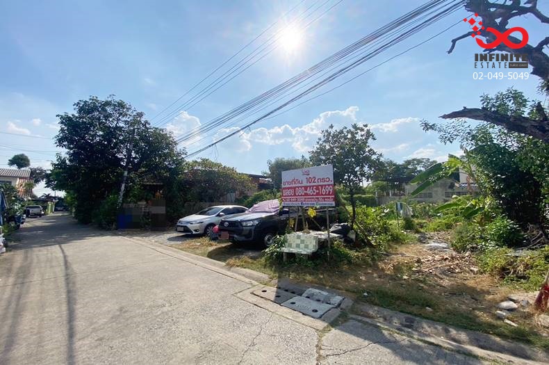 For SaleLandLadprao101, Happy Land, The Mall Bang Kapi : Land for sale, 102 square wah, Soi Lat Phrao 101, Soi 48, Lat Phrao Road