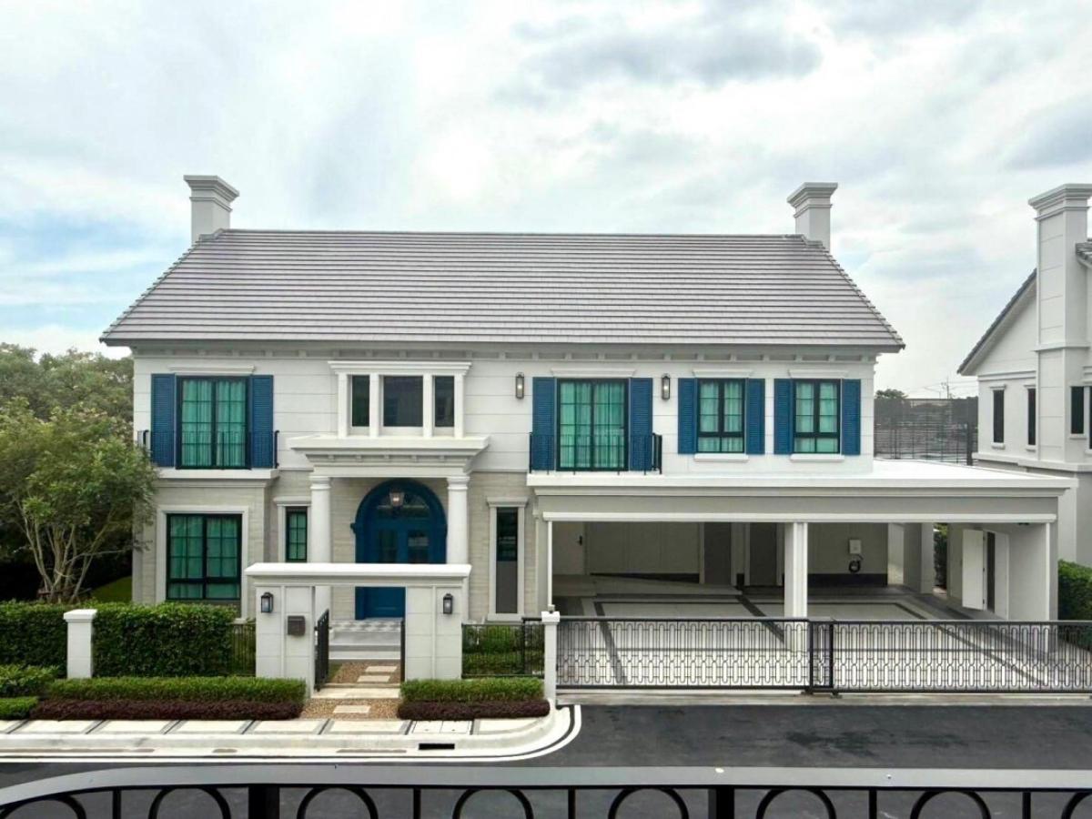 For RentHousePattanakan, Srinakarin : ⭐️🚩For rent: Brand new luxury single house, potential location, Narinsiri project, Narinsiri, Krungthep Kreetha, near Brighton College Bangkok, only 900 meters (H24242)