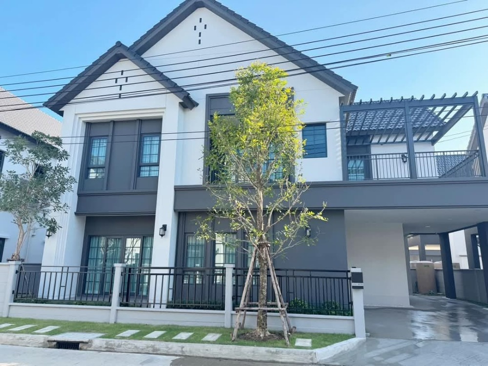 For RentHouseBangna, Bearing, Lasalle : RL1-009 Single house for rent, Centro Bangna (Centro Bangna), new house facing north, not hot in the sun🟥@rdsluxury
