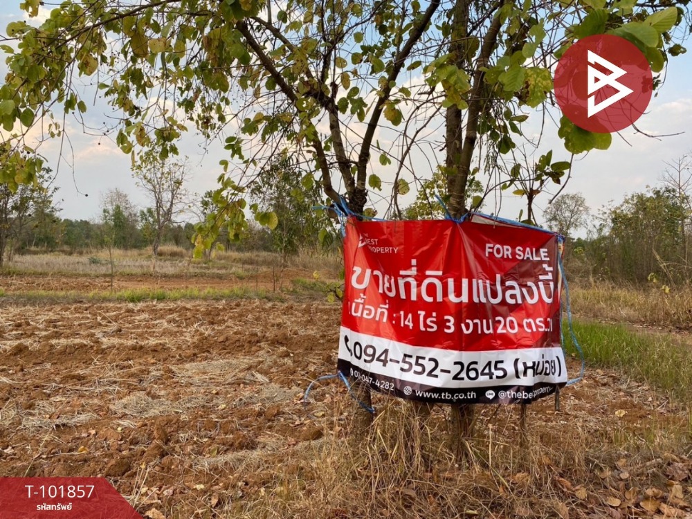 For SaleLandUdon Thani : Land for sale, area 14 rai 3 ngan 20 sq m, Sam Phrao, Udon Thani