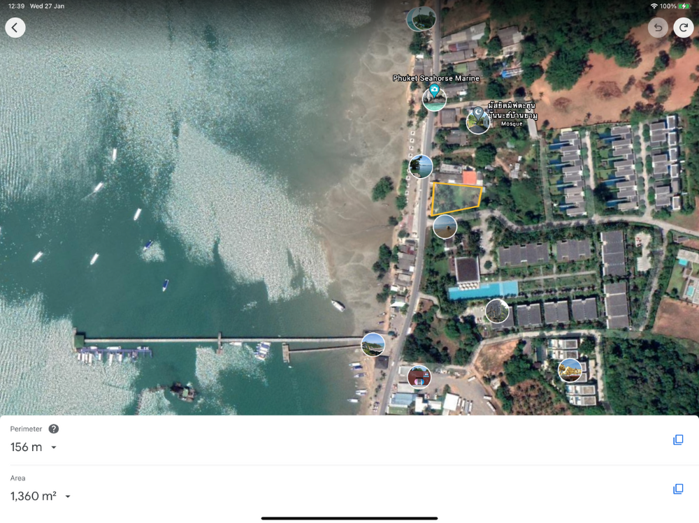 ขายที่ดินภูเก็ต : Land for lease @ Yamu pier/โรงแรมบ้านยามู เช่าหรือขาย