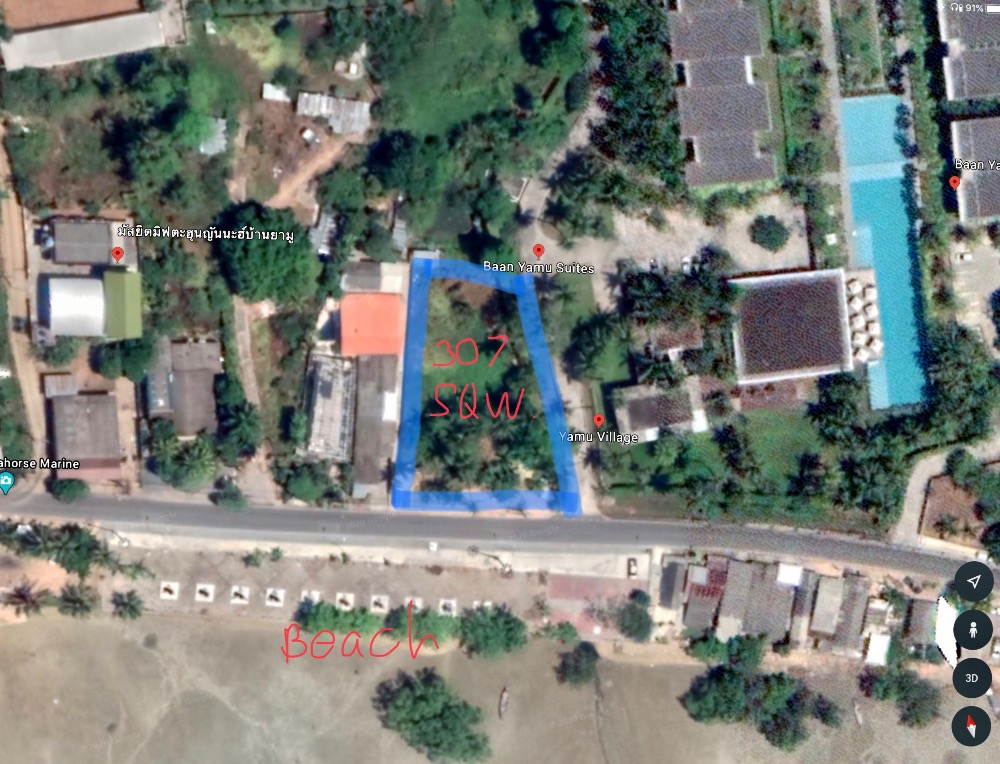 ขายที่ดินภูเก็ต : Land for lease @ Yamu pier/โรงแรมบ้านยามู เช่าหรือขาย