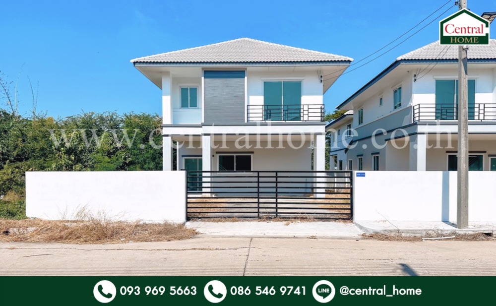 For SaleTownhomePathum Thani,Rangsit, Thammasat : Single house, Pansiri Lat Lum Kaeo, Phase 2, new house