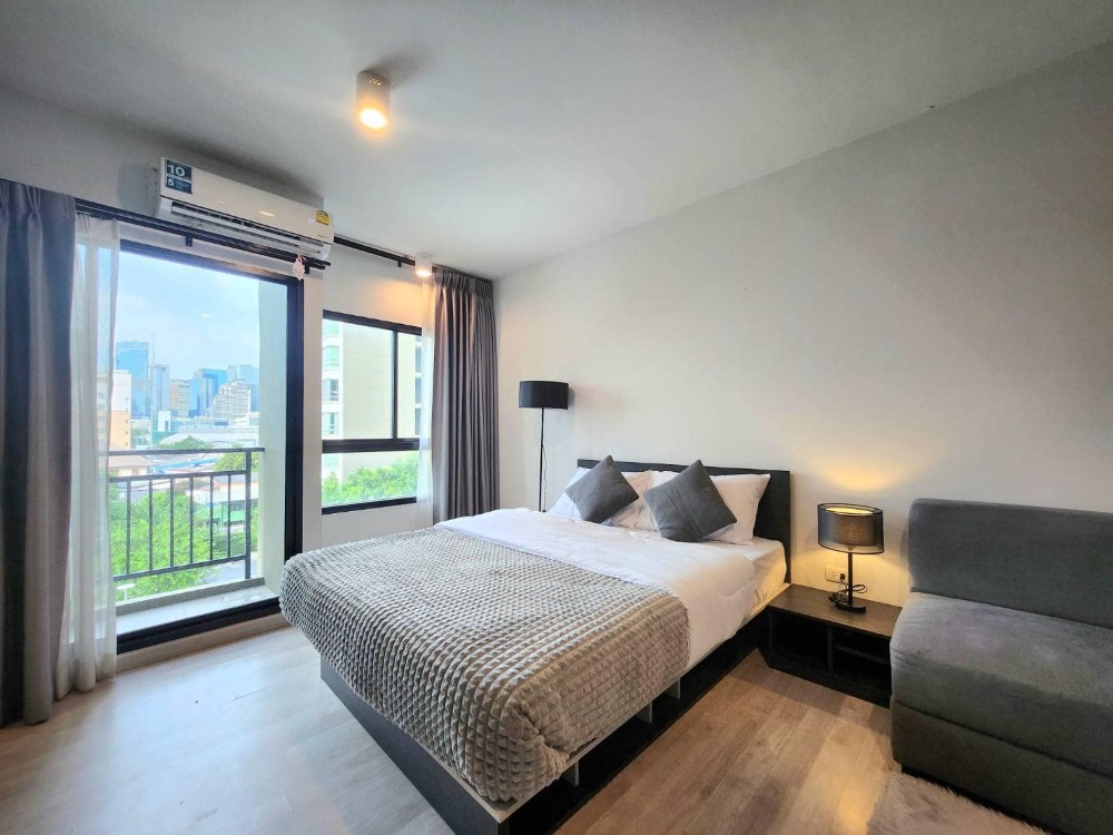 ขายคอนโดสะพานควาย จตุจักร : รหัสทรัพย์ Bh0730 Estabe พหลโยธิน 18  ห้องขนาด 28.13 ตร.ม. แบบ 1 ห้องนอน 1 ห้องน้ำ ชั้น 5