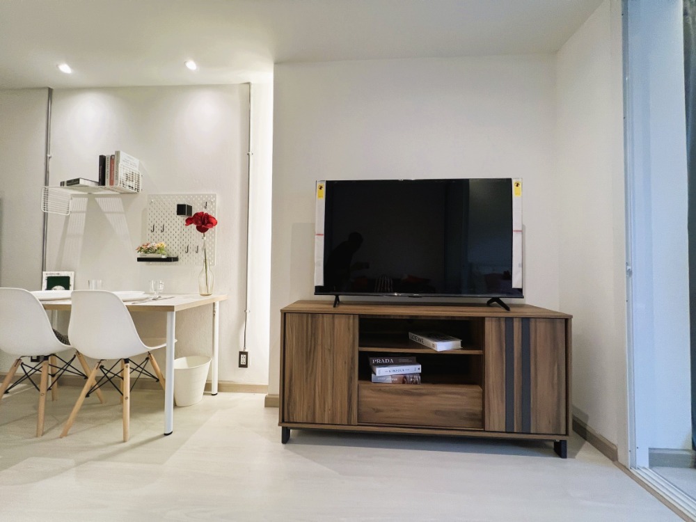 For RentCondoLadprao, Central Ladprao : 📢📢Condo for rent, Ratchada Prestige, Soi Lat Phrao 48, newly renovated, new furniture, ready to move in, area 30 sq m, 6th floor, beautiful, comfortable to the eyes.