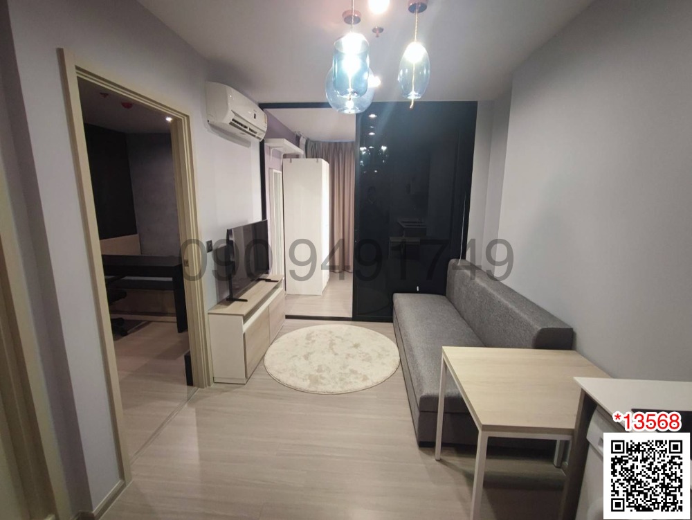 For RentCondoSamut Prakan,Samrong : Condo for rent: Aspire Erawan Prime, 19th floor, fully furnished, next to BTS Chang Erawan