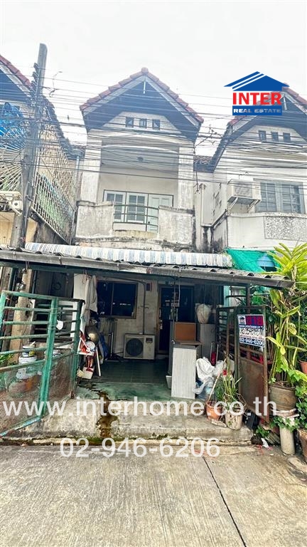 For SaleTownhomeNawamin, Ramindra : 2-storey townhouse, 18 sq m, Sena Villa Village 4, near Safari World Zoo, Soi Phraya Suren 40, Ram Intra Road, Khlong Sam Wa District, Bangkok