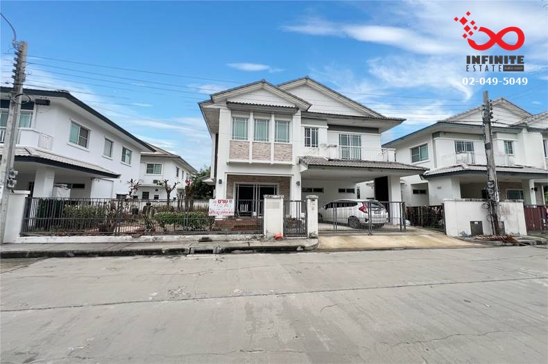 For SaleHouseRama5, Ratchapruek, Bangkruai : For sale: 2-storey detached house, 61.9 square wah, Manthana, Chaeng Watthana-Ratchaphruek, Chaiyaphruek Road