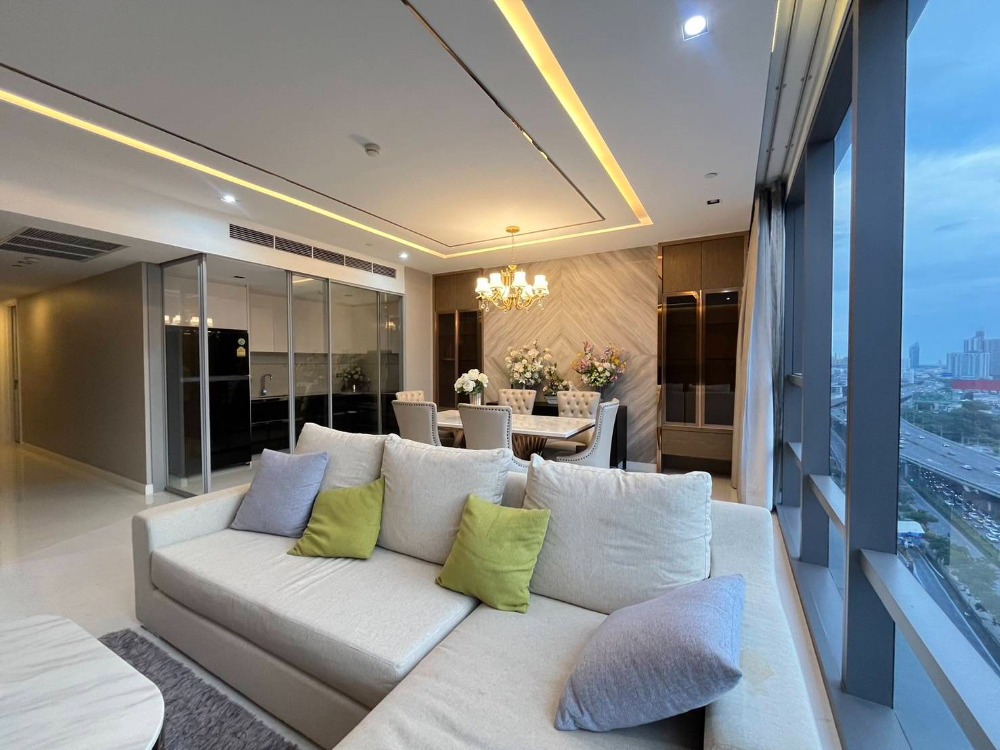 ให้เช่าคอนโดสาทร นราธิวาส : The Bangkok Sathorn / ห้องสวยวิวโล่ง ติด BTS สุรศักดิ์ / 2 ห้องนอน 2 ห้องน้ำ 117 ตร.ม. โทร 0937890899