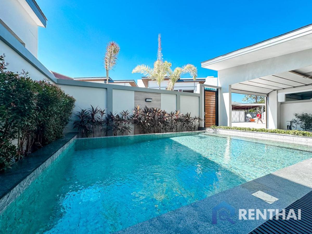 For SaleHousePattaya, Bangsaen, Chonburi : 3 bedroom single house in Zensiri Midtown Villa, Pattaya, 18.5 Mb, Luxury Amenities, Fully Furnished, Ready to Move in