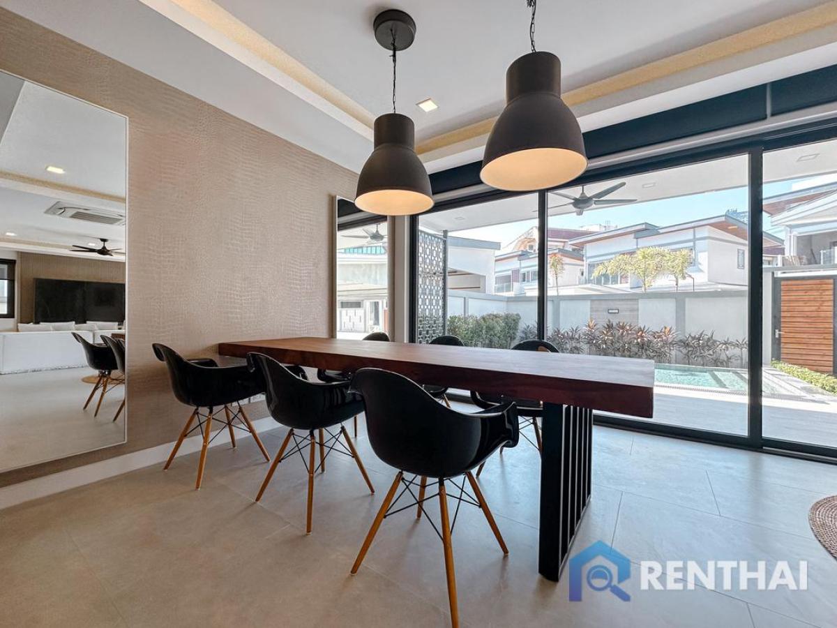 For SaleHousePattaya, Bangsaen, Chonburi : 3 bedroom single house in Zensiri Midtown Villa, Pattaya, 18.5 Mb, Luxury Amenities, Fully Furnished, Ready to Move in