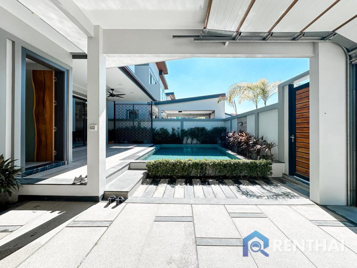 For SaleHousePattaya, Bangsaen, Chonburi : 3 bedroom single house in Zensiri Midtown Villa, Pattaya, 18.5 Mb, Luxury Amenities, Fully Furnished, Ready to Move in