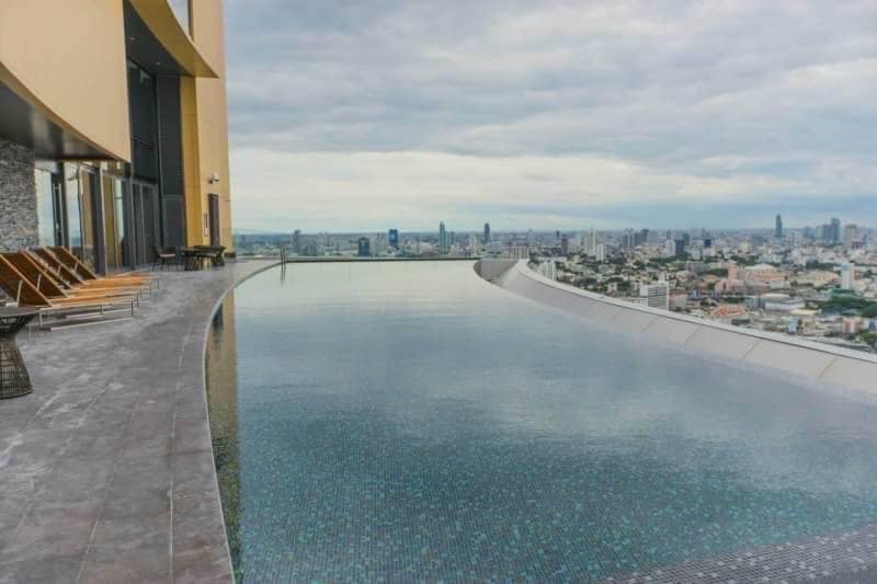 For SaleCondoSukhumvit, Asoke, Thonglor : For sale: Luxury penthouse, corner unit, decorated in French style, The Lumpini 24 project, Sukhumvit Soi 24, high floor, beautiful view, Chao Phraya River view