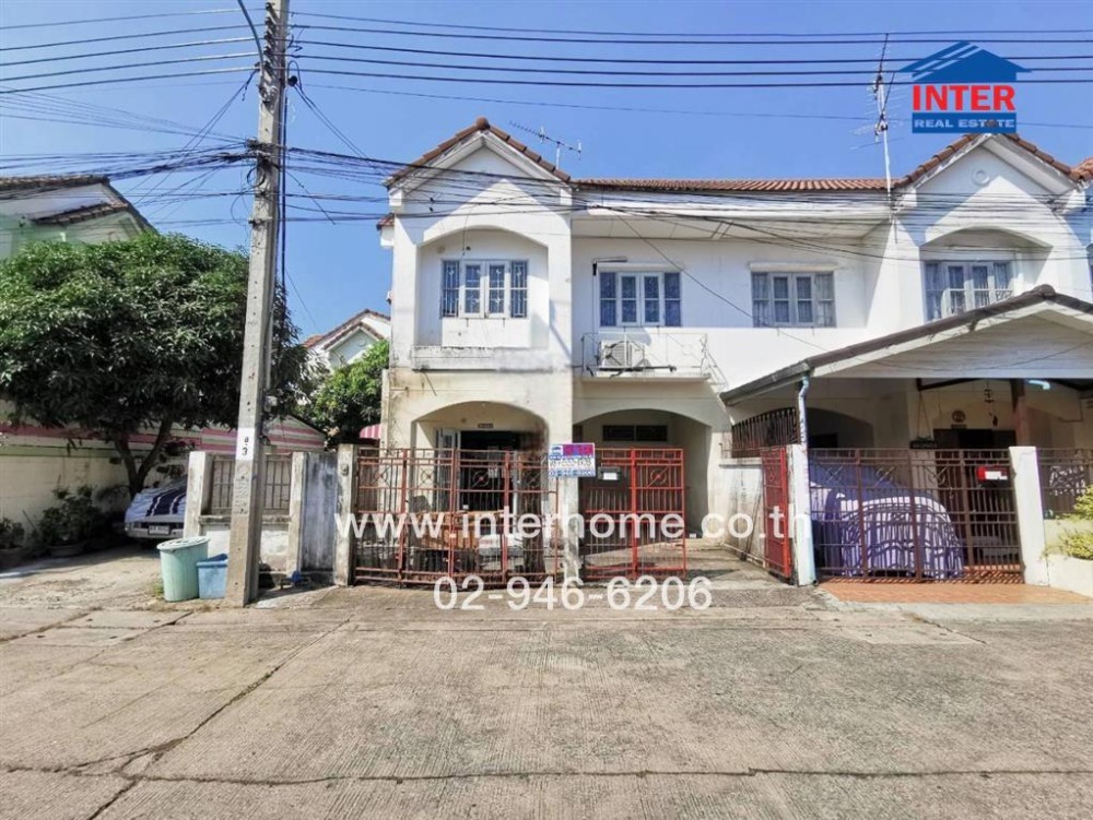 ขายทาวน์โฮมนนทบุรี บางใหญ่ บางบัวทอง : ทาวน์เฮ้าส์ 2 ชั้น 25.9 ตร.ว. หมู่บ้านบัวทองธานีพาร์ค ใกล้ตลาดบัวทองธานี ซอยเลียบคลองลำลี (ซอยปู่เทพ-ปู่จันทร์) ถนนกาญจนาภิเษก บางบัวทอง นนทบุรี
