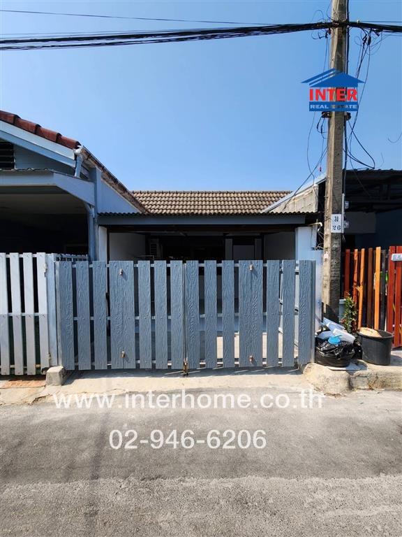 For SaleTownhomeLadprao101, Happy Land, The Mall Bang Kapi : 1-storey townhouse, 16 sq m, Lert Ubon Village 5, near Fashion Island, Soi Suan Siam 3, Soi 12, Ram Intra Road, Bang Kapi District, Bangkok