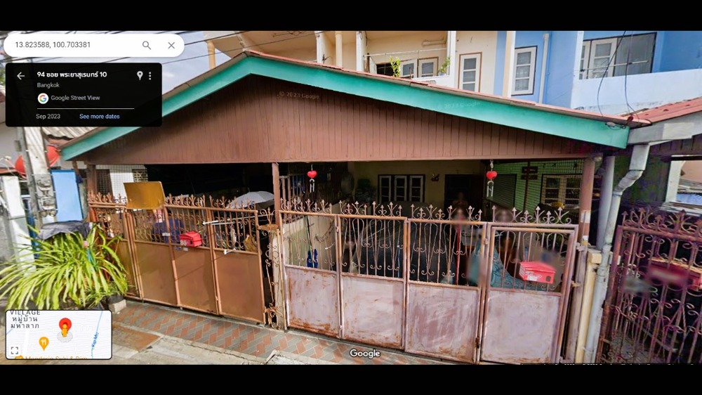For RentTownhomeMin Buri, Romklao : Townhouse for rent with tenant Soi Phraya Suren 10 Bang Chan, Minburi, Khlong Samwa, good price.
